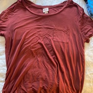 Mossimo Burnt red shirt
